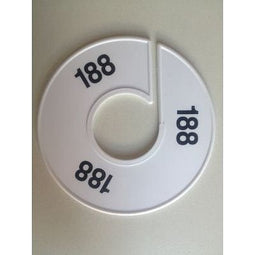 Klika - Maatring 11 cm wit/zwart 188