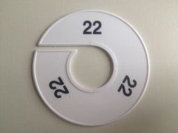 Klika - Maatring 11 cm wit/zwart 22