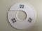 Klika - Maatring 11 cm wit/zwart 22