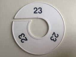 Klika - Maatring 11 cm wit/zwart 23