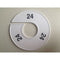 Klika - Maatring 11 cm wit/zwart 24 - 170 stuks