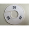 Klika - Maatring 11 cm wit/zwart 26 - 170 stuks