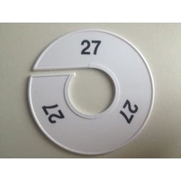 Klika - Maatring 11 cm wit/zwart 27 - 170 stuks