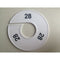 Klika - Maatring 11 cm wit/zwart 28 - 170 stuks