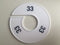 Klika - Maatring 11 cm wit/zwart 33