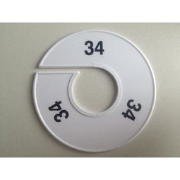 Klika - Maatring 11 cm wit/zwart 34