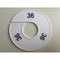 Klika - Maatring 11 cm wit/zwart 36