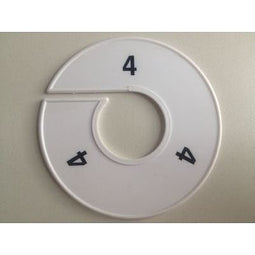 Klika - Maatring 11 cm wit/zwart 4 - 170 stuks