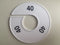 Klika - Maatring 11 cm wit/zwart 40 - 170 stuks