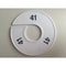 Klika - Maatring 11 cm wit/zwart 41 - 170 stuks