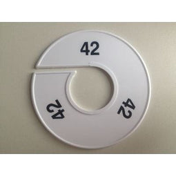 Klika - Maatring 11 cm wit/zwart 42 - 170 stuks