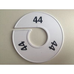 Klika - Maatring 11 cm wit/zwart 44 - 170 stuks
