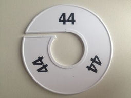 Klika - Maatring 11 cm wit/zwart 44
