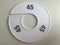 Klika - Maatring 11 cm wit/zwart 45 - 170 stuks