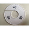 Klika - Maatring 11 cm wit/zwart 48 - 170 stuks