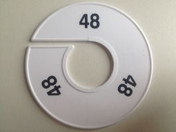 Klika - Maatring 11 cm wit/zwart 48