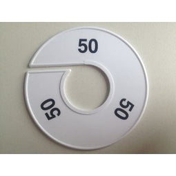 Klika - Maatring 11 cm wit/zwart 50