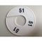 Klika - Maatring 11 cm wit/zwart 51