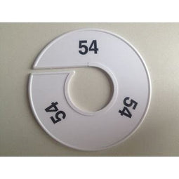 Klika - Maatring 11 cm wit/zwart 54