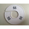 Klika - Maatring 11 cm wit/zwart 55 - 170 stuks