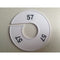 Klika - Maatring 11 cm wit/zwart 57 - 170 stuks