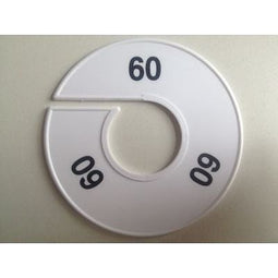 Klika - Maatring 11 cm wit/zwart 60 - 170 stuks