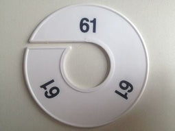 Klika - Maatring 11 cm wit/zwart 61