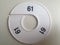 Klika - Maatring 11 cm wit/zwart 61