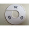 Klika - Maatring 11 cm wit/zwart 62 - 170 stuks