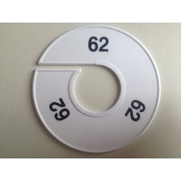 Klika - Maatring 11 cm wit/zwart 62