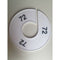 Klika - Maatring 11 cm wit/zwart 72 - 170 stuks