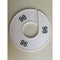 Klika - Maatring 11 cm wit/zwart 98 - 170 stuks