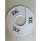 Klika - Maatring 11 cm wit/zwart XXL