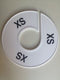 Klika - Maatring 11 cm wit/zwart XXS