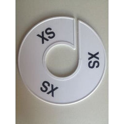 Klika - Maatring 11 cm wit/zwart XXS
