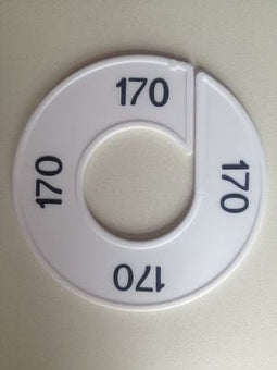 Klika - Maatring wit/zwart 170