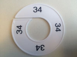 Klika - Maatring wit/zwart 34