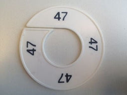 Klika - Maatring wit/zwart 47
