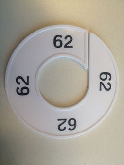 Klika - Maatring wit/zwart 62