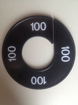 Klika - Maatring zwart/wit 100