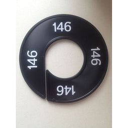 Klika - Maatring zwart/wit 146
