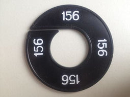 Klika - Maatring zwart/wit 156