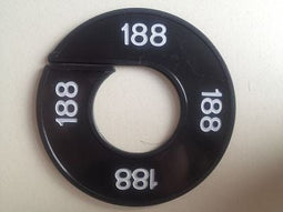 Klika - Maatring zwart/wit 188