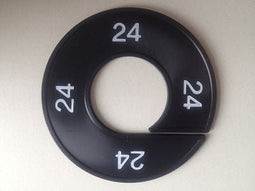 Klika - Maatring zwart/wit 24