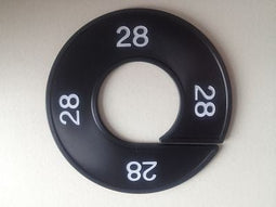 Klika - Maatring zwart/wit 28