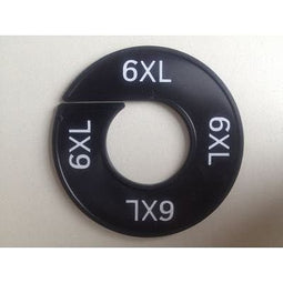 Klika - Maatring zwart/wit 6XL