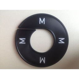 Klika - Maatring zwart/wit M