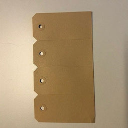 Klika - Manilla-labels 50x110 mm / nr 4,5 1000st - 5 stuks