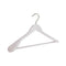 Klika - Mantel / kostuumhanger knik 44cm 6cm wit - 2 stuks