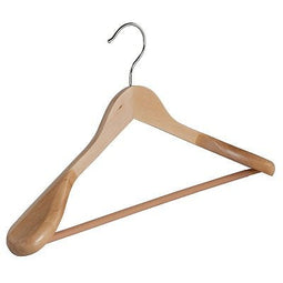 Klika - Mantel / kostuumhanger knik 44cm dik 6cm - 2 stuks